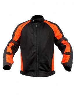 Mototech Scrambler Air Motorcycle Riding Jacket - Orange 01