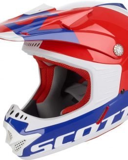 SCOTT Moto Helmet Kids 350 Pro ECE WHite Red 1