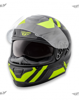 Fly Racing Sentinel Black Hi-Viz Helmet 1