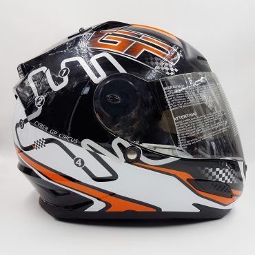 Thh helmets model is TS-43 GP & color is black plus orange gloss