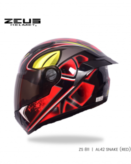 Zeus ZS 811 AL 42 SNake Red Black 1